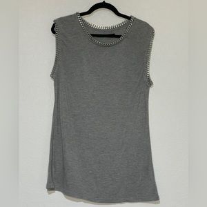All saints Chain Tank Grey